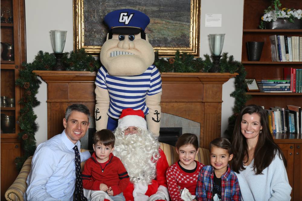 Louie and santa with family 13